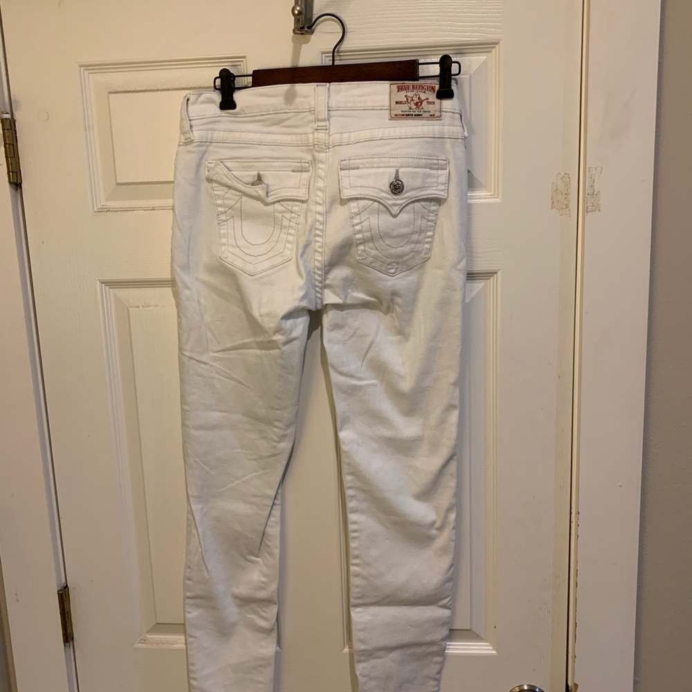 True religion white jeans- perfect!